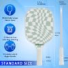 00710951-5ab5-49c8-b858-32288a96f14a.jpg One Fiberglass Pickleball Paddle Featuring a PP Honeycomb Lightweight Design random color