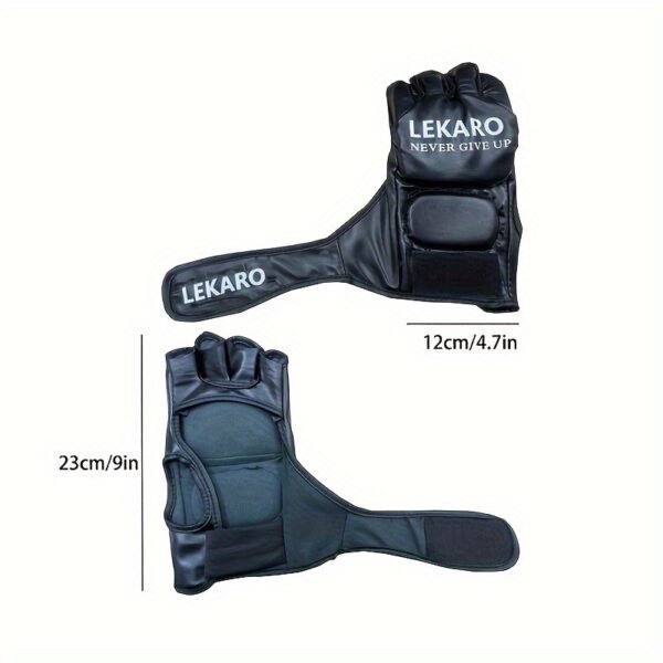Boxing half-finger gloves, adult boxing gloves