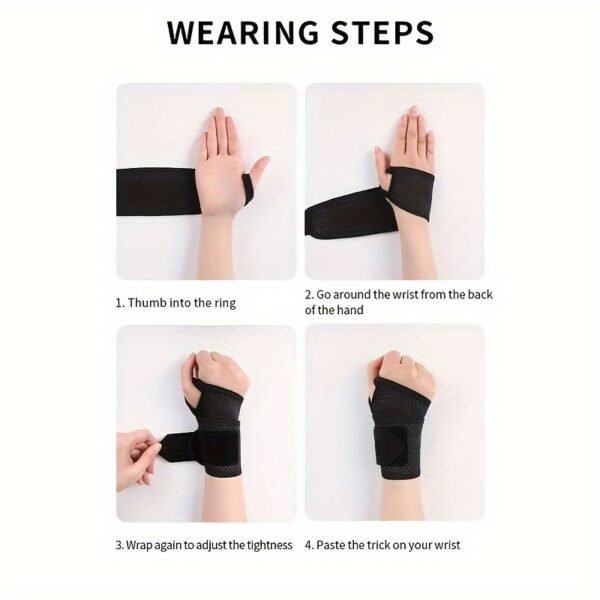1pc Adjustable Sports Wrist Support Brace