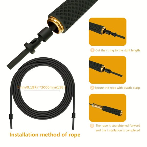 Detachable Self-Locking Weighted Jump Ropes