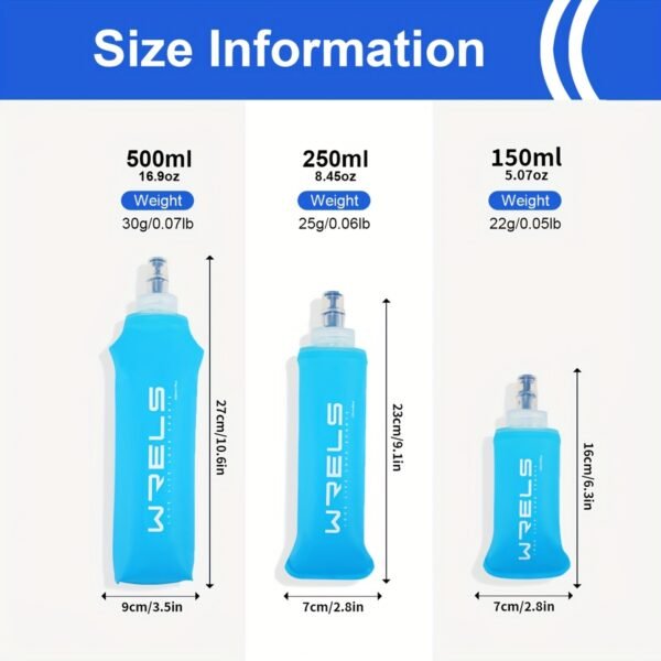 tay Hydrated on the Go: Foldable Soft Water Bottle