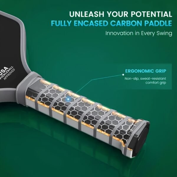 Professional-Grade T700 Carbon Fiber Pickleball Paddle