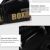 A Pair of PU Boxing Gloves with Breathable Palms