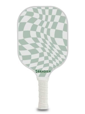 One Fiberglass Pickleball Paddle Featuring a PP Honeycomb Lightweight Design random color
