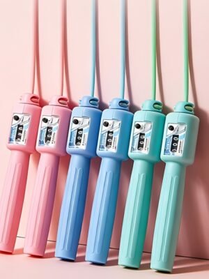 Fitness Exercise Tangle-free Rope Skipping Adjustable Length Steel