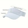 Hat Tennis Empty Top Visors for Seaside Outdoor Summer Sun-Proof random colour