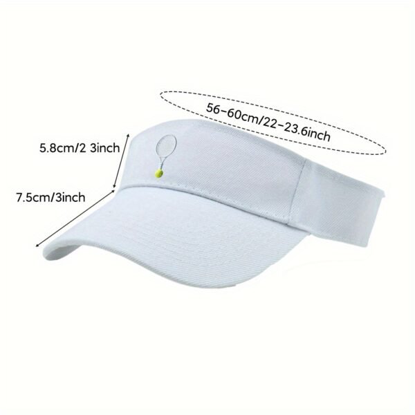 Hat Tennis Empty Top Visors for Seaside Outdoor Summer Sun-Proof random colour