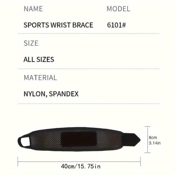 1pc Adjustable Sports Wrist Support Brace