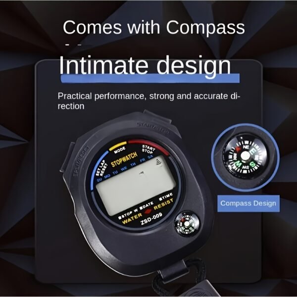 Multi-Function Electronic Digital Sport Stopwatch Timer,
