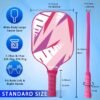 Fiberglass Pickleball Paddle, Lightweight Design, Non-slip Handle