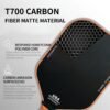 Professional-Grade T700 Carbon Fiber Pickleball Paddle