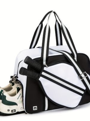 Unisex Pickleball Bag With Shoe Compartment