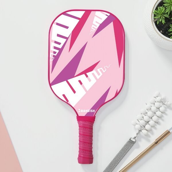 Fiberglass Pickleball Paddle, Lightweight Design, Non-slip Handle