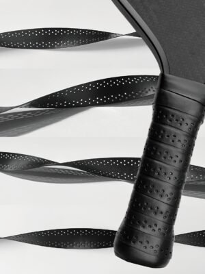 Pickleball Racket with Perforated Sweat-Absorbing Grip