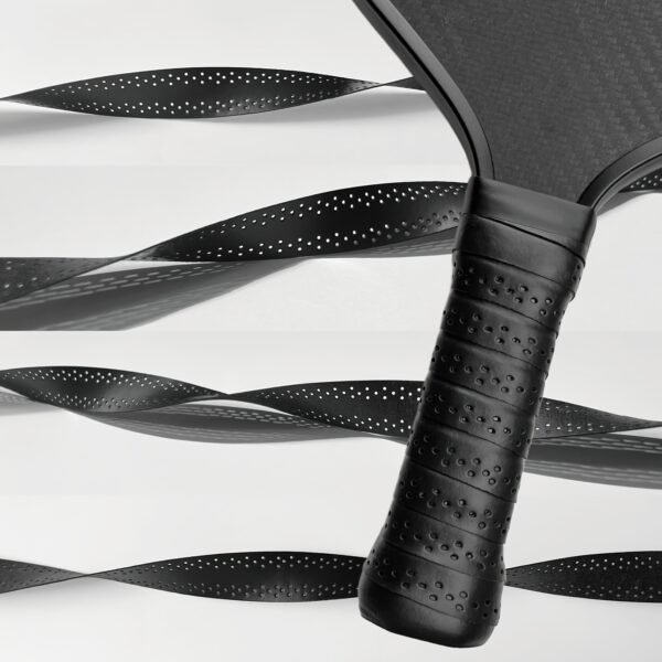 Pickleball Racket with Perforated Sweat-Absorbing Grip