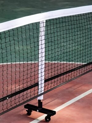 Outdoor Pickleball Net Set with Swivel Casters